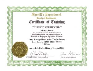 Drug Recognition Training