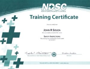 Safety Inspections Certification