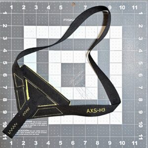 Close-up of the Monitor Mate Stability Triangle and AXS-M3 stitching